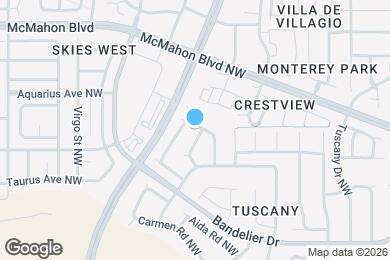 Map image of the property - 10640 Rigoletto Dr NW