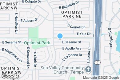Map image of the property - 2114 E Sesame St