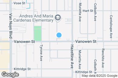 Map image of the property - 14157 Vanowen St