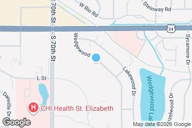 Map image of the property - 221 Wedgewood Dr