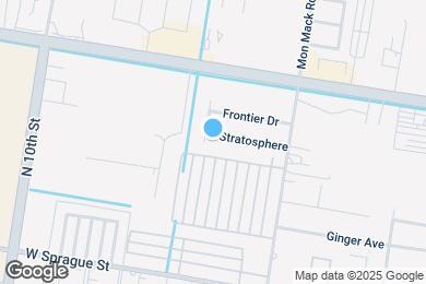 Map image of the property - 3834 W Stratosphere Dr