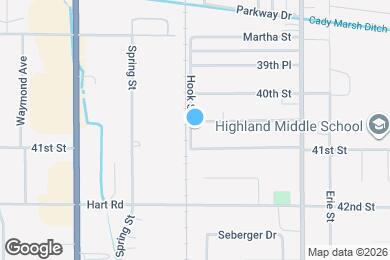 Map image of the property - 2604 40th Pl