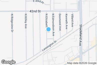 Map image of the property - 4019 N Elizabeth St