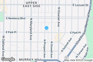 Map image of the property - 2700 N Prospect Ave