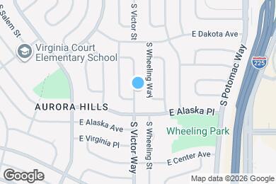 Map image of the property - 432 S Victor Way