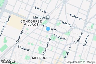 Map image of the property - 381 E 160th St