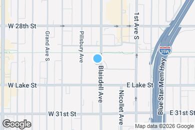 Map image of the property - 2930 Blaisdell Ave