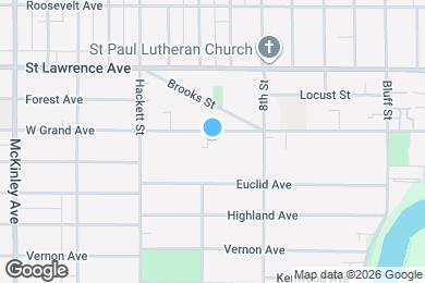 Map image of the property - 750 W Grand Ave