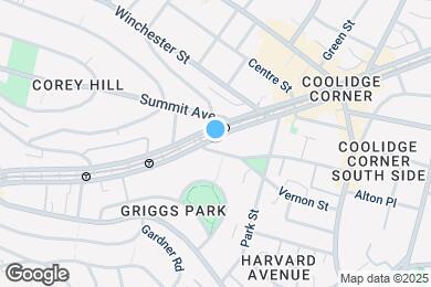 Map image of the property - 1431 Beacon St