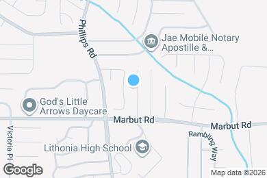 Map image of the property - 2071 W Morgan's Bluff Ct