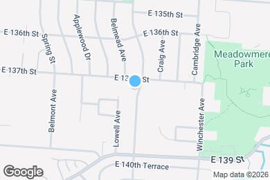 Map image of the property - 13704 Bennington Ave