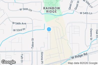 Map image of the property - 5350 Routt Ct