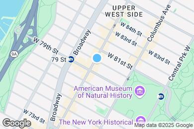 Map image of the property - 186 W 80th St