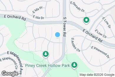 Map image of the property - 5971 S Zeno Ct