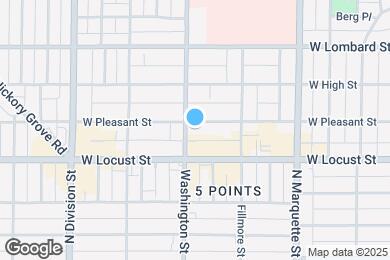 Map image of the property - Washington Square Apartments