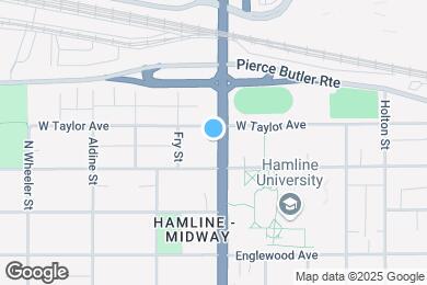 Map image of the property - 865 Snelling Ave N