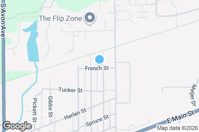 Map image of the property - 806 French St