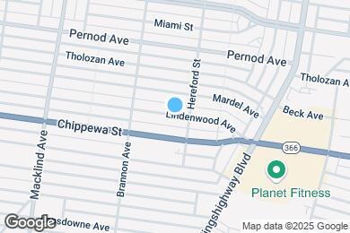 Map image of the property - 5018 Lindenwood Ave