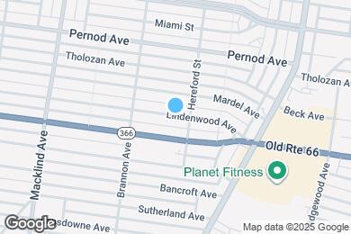 Map image of the property - 5018 Lindenwood Ave