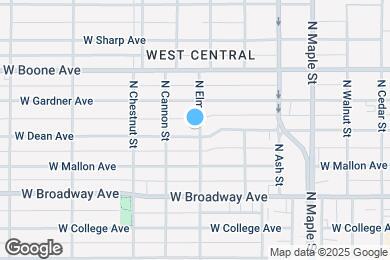 Map image of the property - 1001 N Elm St