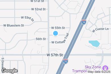Map image of the property - 5113 W Royal St