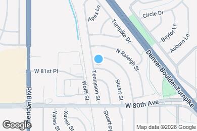 Map image of the property - 8188 Stuart St