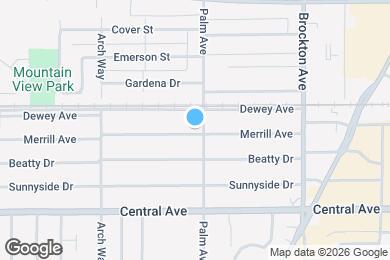 Map image of the property - 6341 Palm Ave