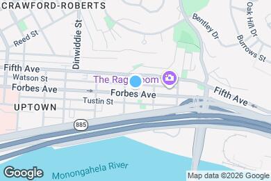Map image of the property - 2015 Forbes Ave