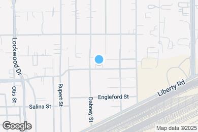 Map image of the property - 3802 Dabney St