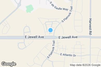 Map image of the property - 1868 S Flat Rock Way