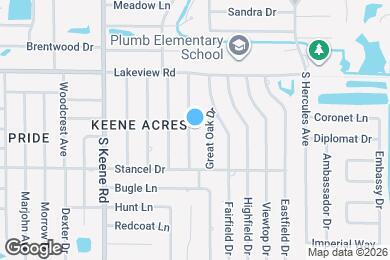 Map image of the property - 1337 Hamlin Dr