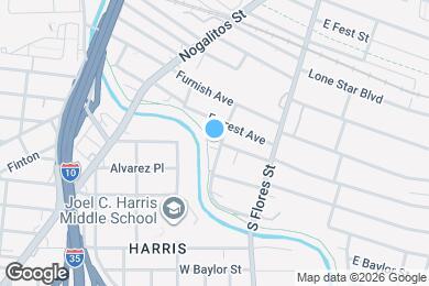 Map image of the property - 205 W Lambert St