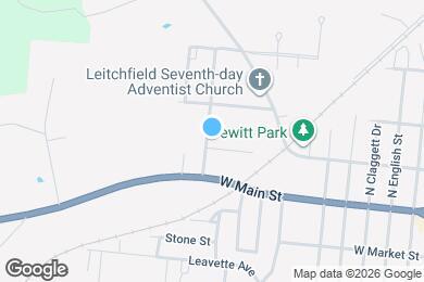 Map image of the property - 505 W Walnut St