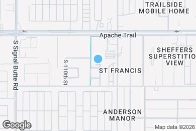 Map image of the property - 11122 E Arbor Ave