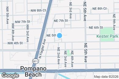 Map image of the property - 422 NE 1st Ave