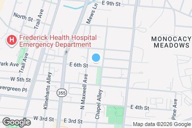 Map image of the property - 123 E 6th St