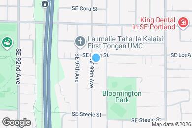 Map image of the property - 4736 SE 99th Ave