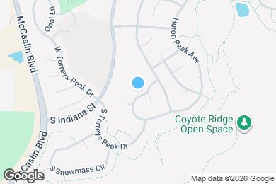 Map image of the property - 793 Maroon Peak Cir