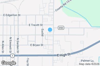 Map image of the property - 915 E Mulberry St