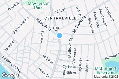 Map image of the property - 725 Bridge St