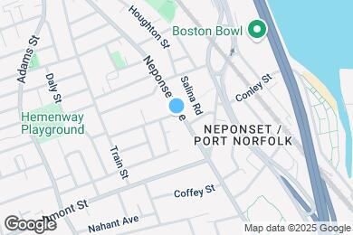 Map image of the property - 215 Neponset Ave