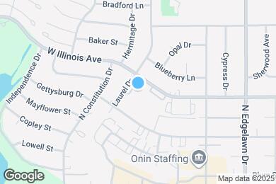 Map image of the property - Colony West Apartments