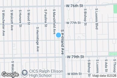 Map image of the property - 1617 W 78th St