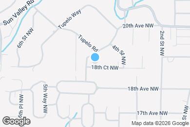 Map image of the property - 428 18th Ct NW