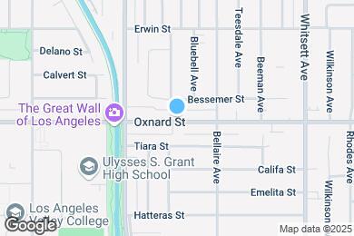 Map image of the property - 12753 Oxnard St