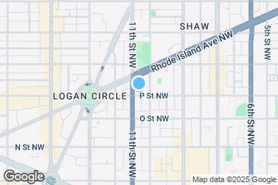 Map image of the property - 1015 P St NW