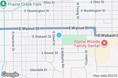 Map image of the property - 951 E. Wabash St