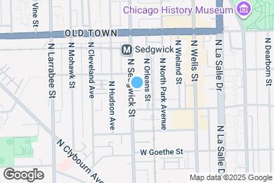 Map image of the property - 1427 N Sedgwick St