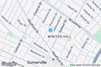 Map image of the property - 22 Dartmouth St