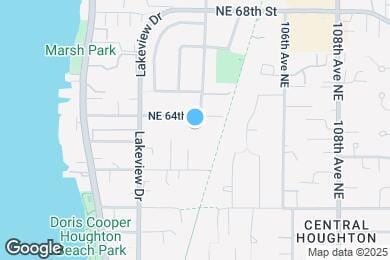Map image of the property - Charming Kirkland Bungalow with Lake Views!